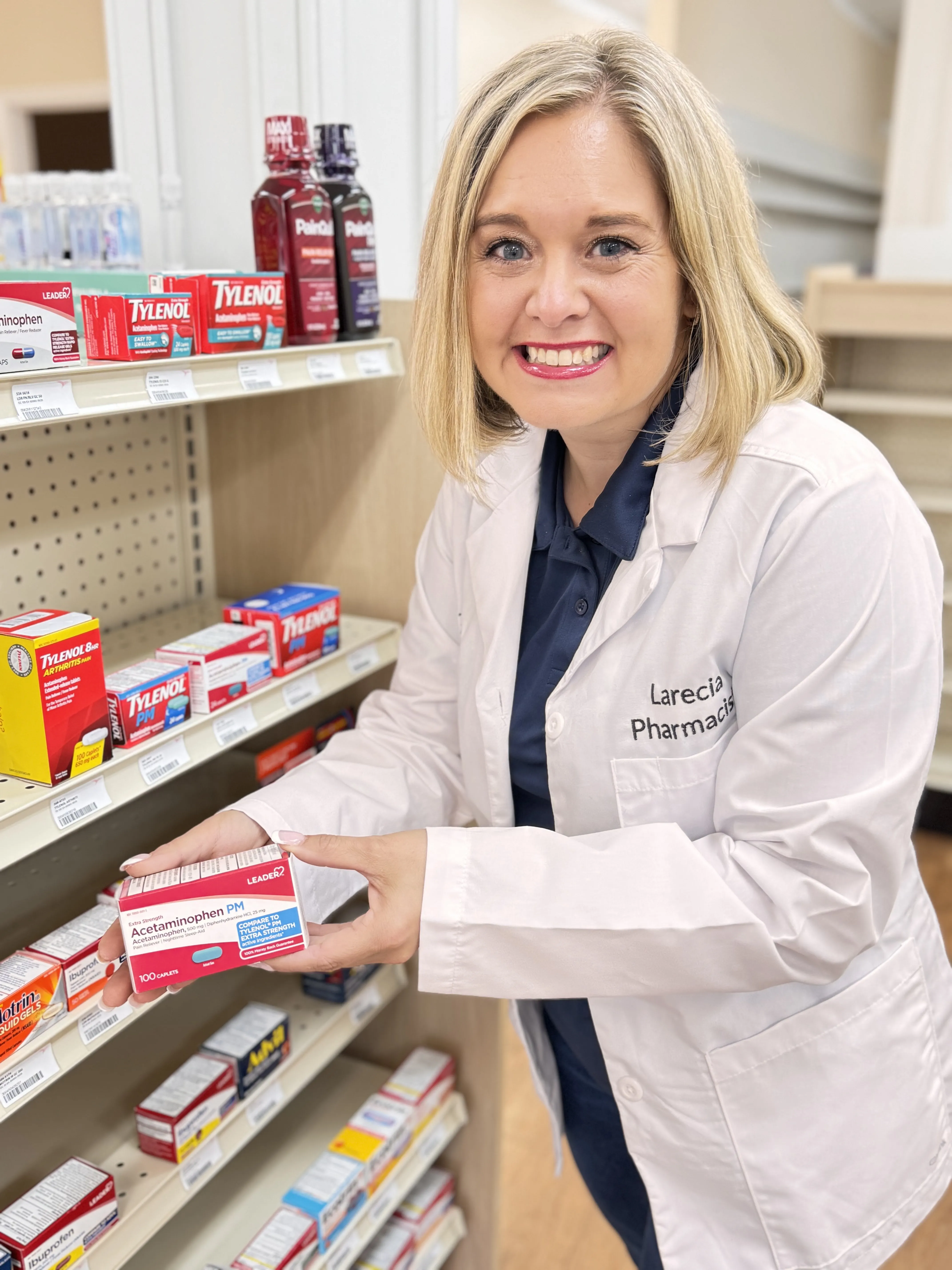 The supplement shelf at ThriveRx, Larecia's Fullscript picks